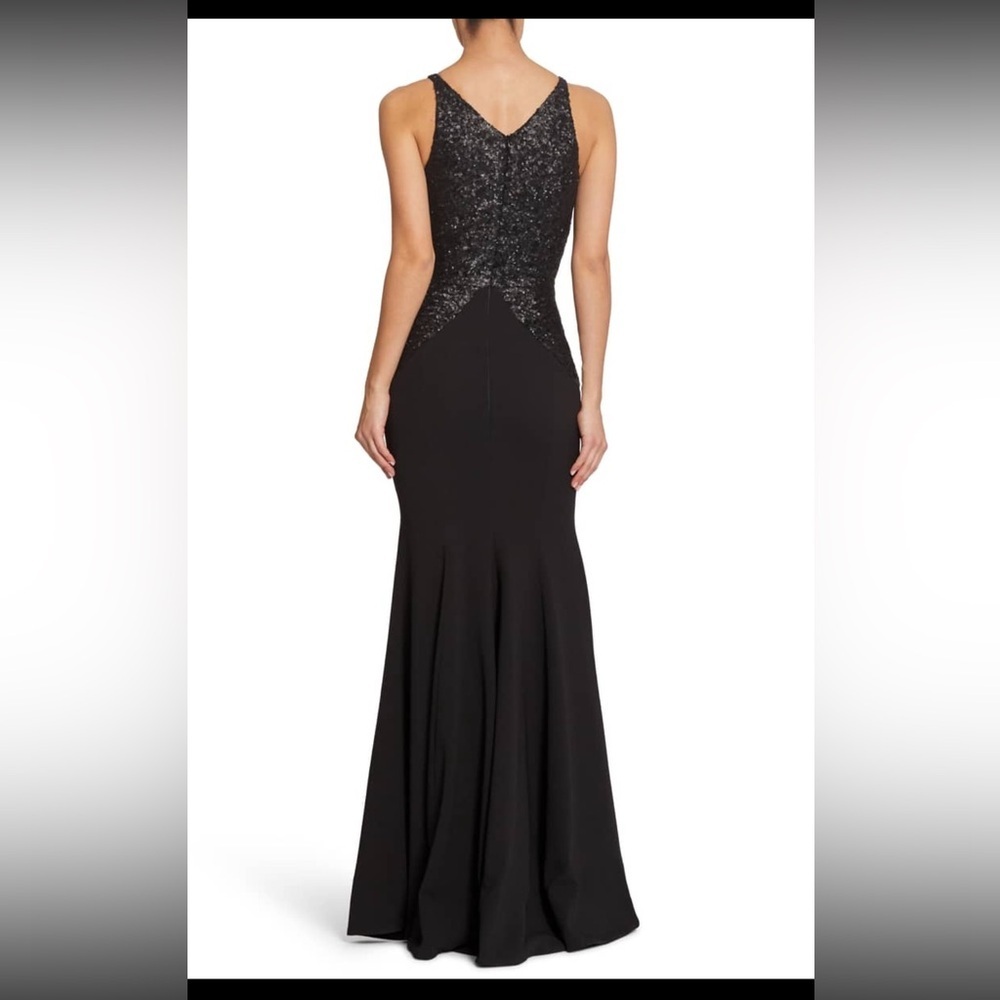 Dress the Population Women’s Sequin Evening Dress Black Size Small - Picture 2 of 11